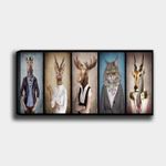 Casa si Gradina - Decoratiuni - Tablouri - Tablou decorativ pe panza, Wallxpert, multicolor, 30x80 cm, canvas, rama lemn, 483TNS1247 - Infinity.ro