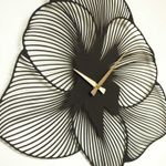 Casa si Gradina - Decoratiuni - Ceasuri - Ceas de perete decorativ, Wallxpert, otel, negru, 70x70 cm - Infinity.ro