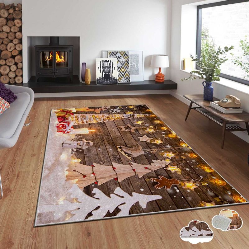Casa si Gradina - Textile si covoare - Covoare - Covoare casa - Covor, Conceptum Hypnose, multicolor, 160x230 cm, 100% poliester, antiderapant, 951NGR1289 - Infinity.ro