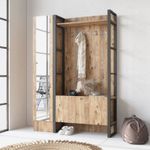 Casa si Gradina - Mobilier - Organizare si depozitare - Cuiere - Cuier, Hanah Home, pal melaminat, pin atlantic, 90x34x180 cm, 956LCS2814 - Infinity.ro