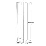 Casa si Gradina - Mobilier - Organizare si depozitare - Cuiere - Cuier, Hanah Home, pal melaminat, pin atlantic, 90x34x180 cm, 956LCS2814 - Infinity.ro