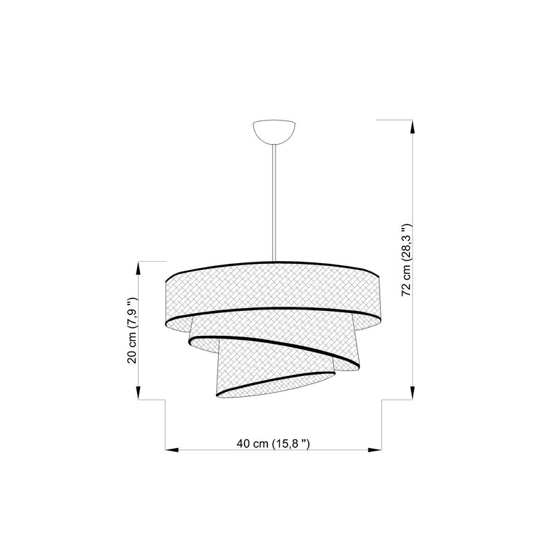 Casa si Gradina - Corpuri si surse de iluminat - Lustre si pendule - Candelabru, Opviq, bumbac, auriu, 40x40x72 cm - Infinity.ro