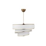 Casa si Gradina - Corpuri si surse de iluminat - Lustre si pendule - Candelabru, Opviq, bumbac, auriu, 40x40x72 cm - Infinity.ro