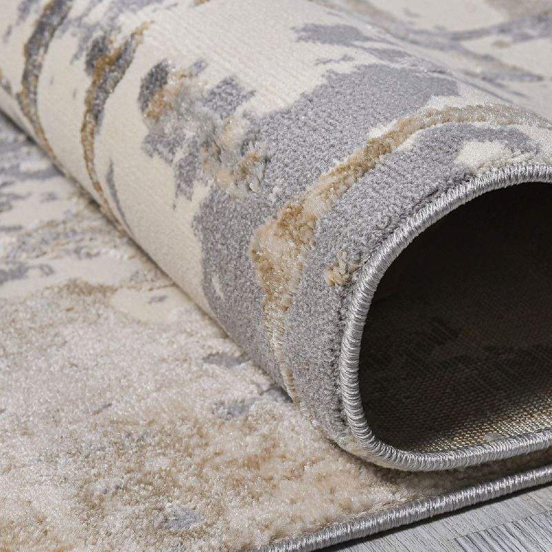 Casa si Gradina - Textile si covoare - Covoare - Covorase intrare - Covoras de hol, Conceptum Hypnose, gri bej crem, 80x300 cm, polipropilena si poliester - Infinity.ro