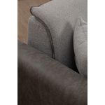 Casa si Gradina - Mobilier - Canapele si coltare - Coltare - Coltar extensibil, Hanah Home, lemn fag si pal, gri, 260x150x85 cm - Infinity.ro