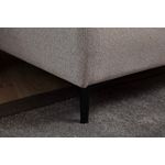 Casa si Gradina - Mobilier - Canapele si coltare - Coltare - Coltar extensibil, Hanah Home, lemn fag si pal, gri, 260x150x85 cm - Infinity.ro