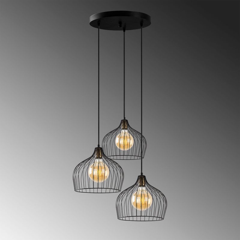 Casa si Gradina - Corpuri si surse de iluminat - Lustre si pendule - Candelabru, Opviq, metal, negru antique, 59x59x41-121 cm - Infinity.ro