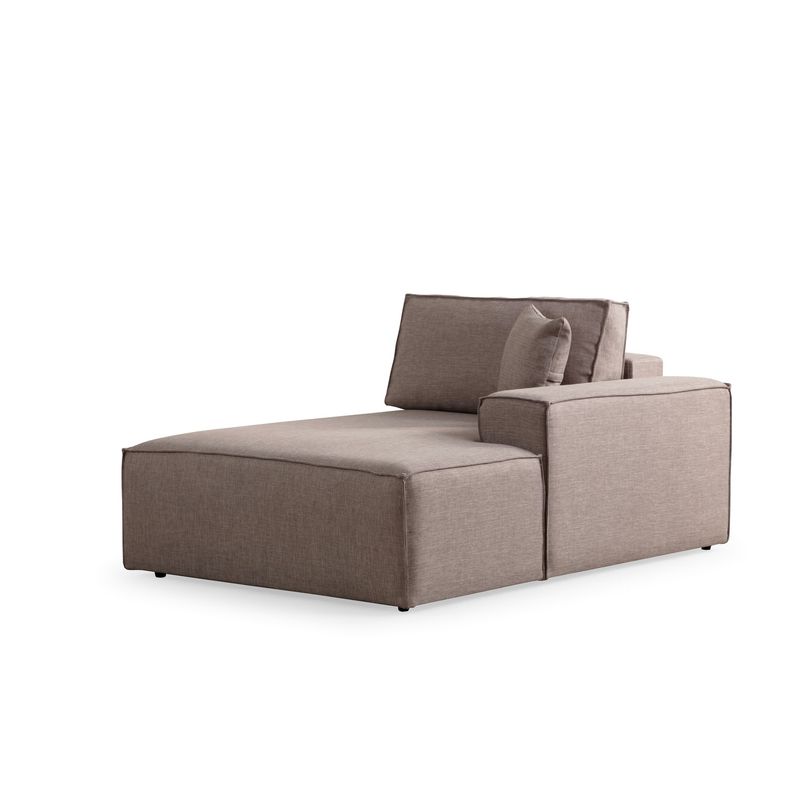 Casa si Gradina - Mobilier - Canapele si coltare - Coltare - Coltar extensibil, Hanah Home, lemn de fag si pal, maro, 260x170x78 cm - Infinity.ro