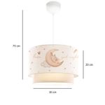 Casa si Gradina - Corpuri si surse de iluminat - Lustre si pendule - Candelabru, Opviq, plastic, crem, 70 cm - Infinity.ro