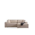 Casa si Gradina - Mobilier - Canapele si coltare - Coltare - Coltar extensibil, Hanah Home, material textil, ecru, 260x170 cm - Infinity.ro