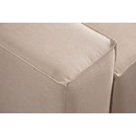 Casa si Gradina - Mobilier - Canapele si coltare - Coltare - Coltar extensibil, Hanah Home, material textil, ecru, 260x170 cm - Infinity.ro