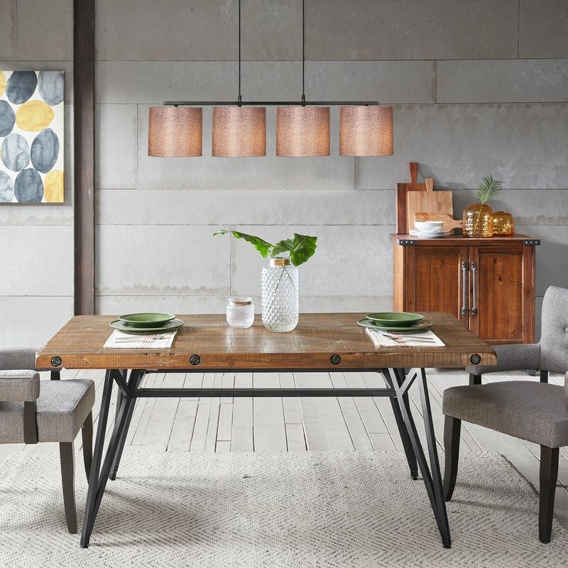Casa si Gradina - Corpuri si surse de iluminat - Lustre si pendule - Candelabru, Opviq, metal, negru maro, 110x25 cm - Infinity.ro