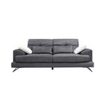 Casa si Gradina - Mobilier - Canapele si coltare - Canapele - Canapea 2 locuri, Hanah Home, poliester, antracit, 185x92x79 cm - Infinity.ro