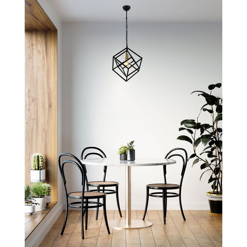 Casa si Gradina - Corpuri si surse de iluminat - Lustre si pendule - Candelabru, Opviq, metal, negru auriu, 100x40 cm - Infinity.ro