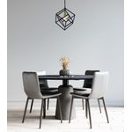 Casa si Gradina - Corpuri si surse de iluminat - Lustre si pendule - Candelabru, Opviq, metal, negru auriu, 100x40 cm - Infinity.ro