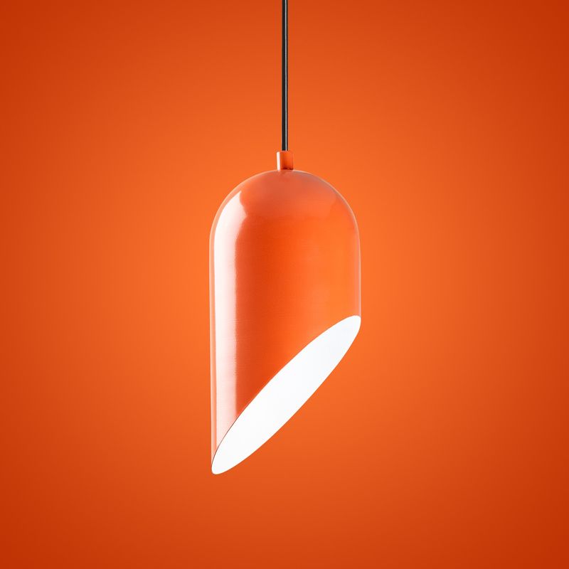 Casa si Gradina - Corpuri si surse de iluminat - Lustre si pendule - Candelabru, Opviq, metal, portocaliu, inaltime reglabila, Ø14x25 cm - Infinity.ro