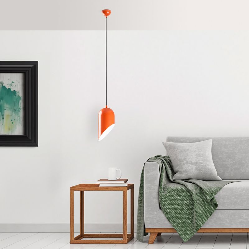 Casa si Gradina - Corpuri si surse de iluminat - Lustre si pendule - Candelabru, Opviq, metal, portocaliu, inaltime reglabila, Ø14x25 cm - Infinity.ro