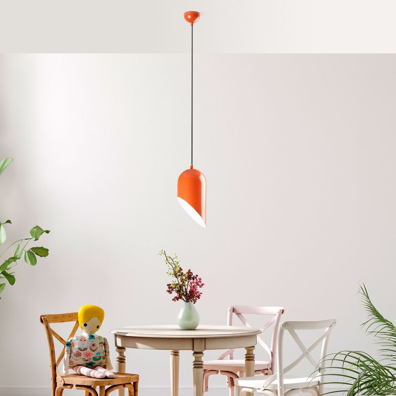 Casa si Gradina - Corpuri si surse de iluminat - Lustre si pendule - Candelabru, Opviq, metal, portocaliu, inaltime reglabila, Ø14x25 cm - Infinity.ro