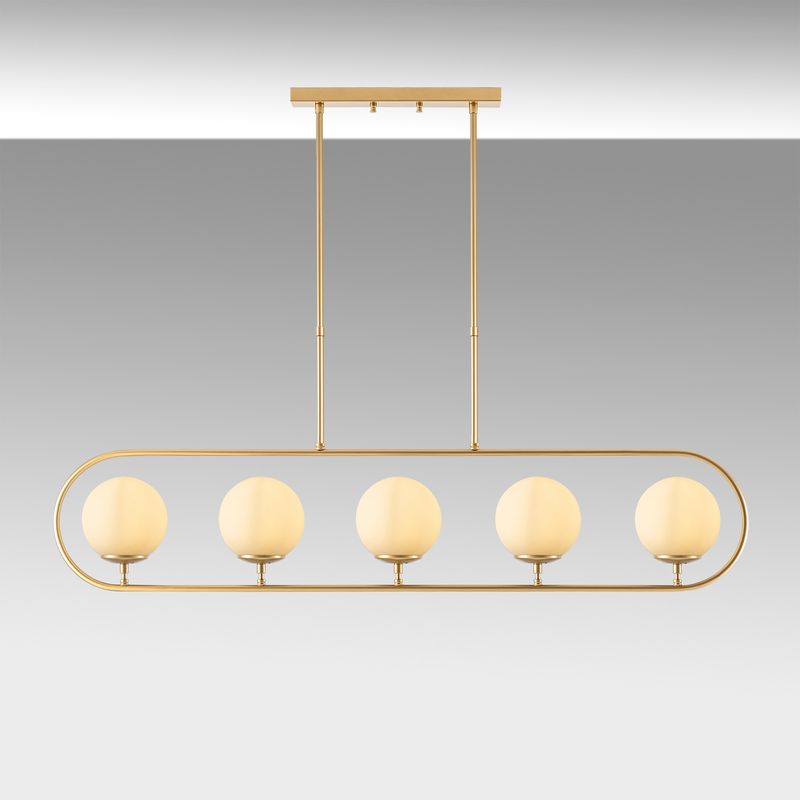 Casa si Gradina - Corpuri si surse de iluminat - Lustre si pendule - Candelabru, Opviq, metal, auriu lucios, 122x15 cm - Infinity.ro