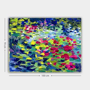 Tablou decorativ, Wallxpert, panza, multicolor, 70x100 cm, rama lemn, 441HPE2806