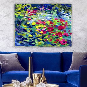 Tablou decorativ, Wallxpert, panza, multicolor, 70x100 cm, rama lemn, 441HPE2806