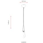 Casa si Gradina - Corpuri si surse de iluminat - Lustre si pendule - Candelabru, Opviq, metal, antichizat, 90x10 cm - Infinity.ro