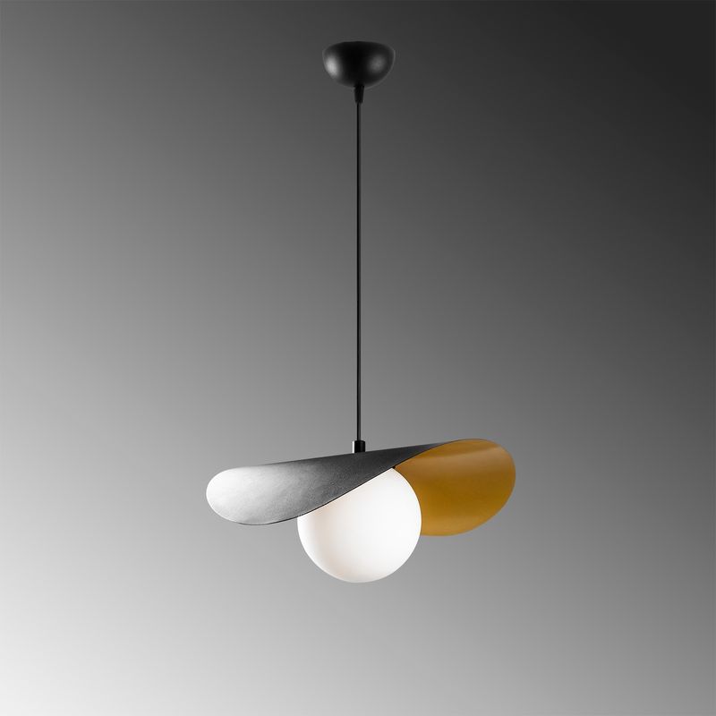 Casa si Gradina - Corpuri si surse de iluminat - Lustre si pendule - Candelabru, Opviq, metal, negru alb, 32x38 cm, inaltime reglabila - Infinity.ro