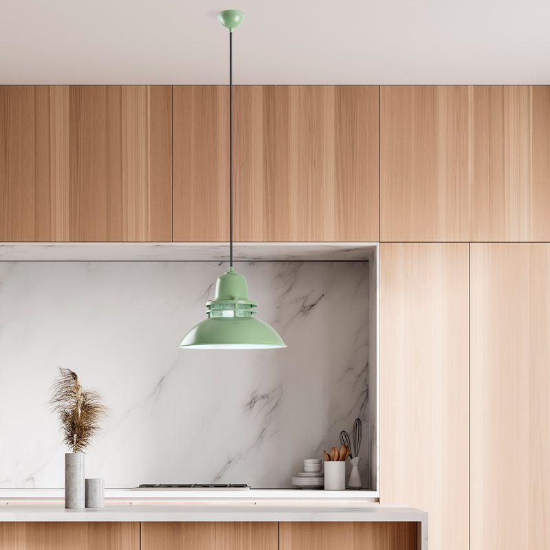 Casa si Gradina - Corpuri si surse de iluminat - Lustre si pendule - Candelabru, Opviq, metal, menta, diametru 34 cm, inaltime reglabila 34-123 cm - Infinity.ro