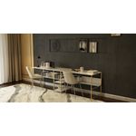 Casa si Gradina - Mobilier - Mese si birouri - Birouri - Birou, Hanah Home, pal melaminat, alb auriu, 240x60x74 cm - Infinity.ro
