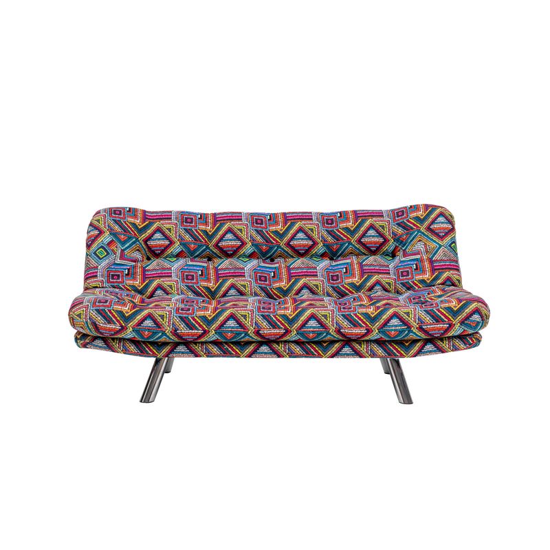 Casa si Gradina - Mobilier - Canapele si coltare - Canapele - Canapea extensibila, Hanah Home, metal, material textil, multicolor, 175x100 cm - Infinity.ro