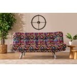 Casa si Gradina - Mobilier - Canapele si coltare - Canapele - Canapea extensibila, Hanah Home, metal, material textil, multicolor, 175x100 cm - Infinity.ro