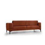 Casa si Gradina - Mobilier - Canapele si coltare - Canapele - Canapea extensibila, Atelier Del Sofa, lemn de fag, rosu tigla, 230x95x77 cm - Infinity.ro