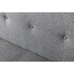 Casa si Gradina - Mobilier - Canapele si coltare - Canapele - Canapea extensibila 3 locuri, Atelier Del Sofa, metal, gri deschis, 180x102 cm - Infinity.ro
