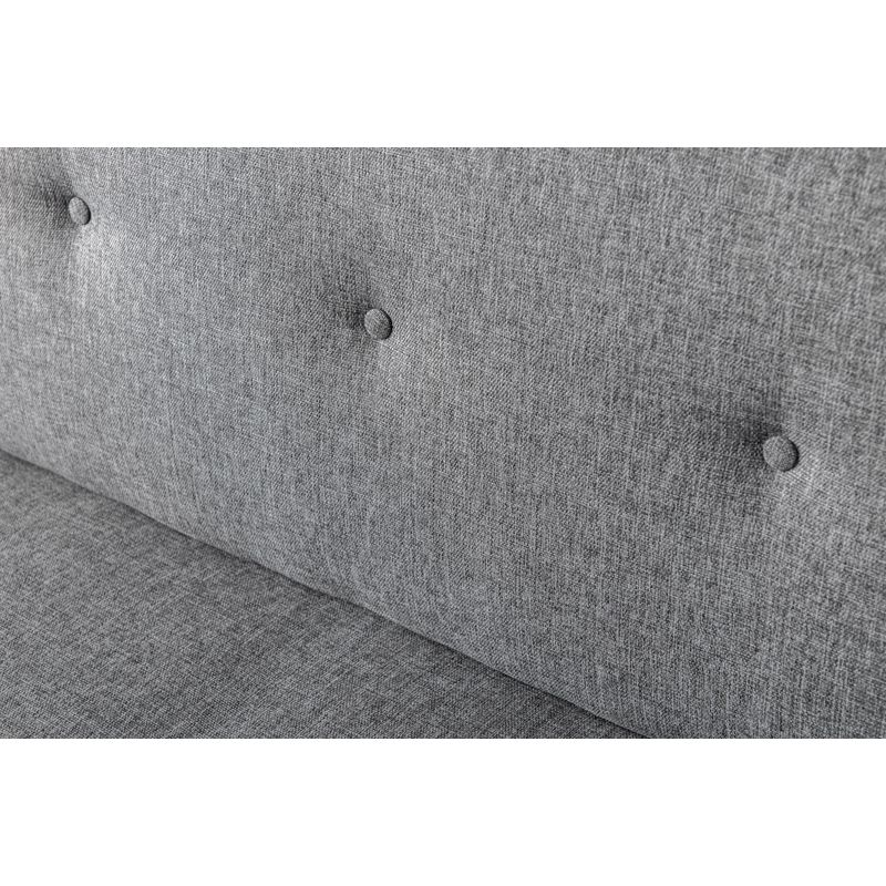 Casa si Gradina - Mobilier - Canapele si coltare - Canapele - Canapea extensibila 3 locuri, Atelier Del Sofa, metal, gri deschis, 180x102 cm - Infinity.ro