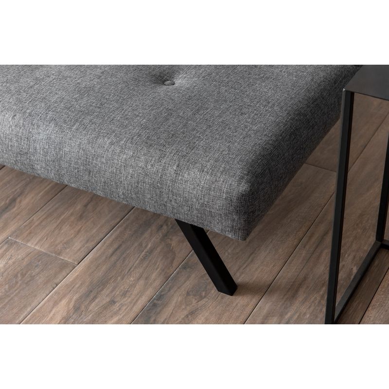 Casa si Gradina - Mobilier - Canapele si coltare - Canapele - Canapea extensibila 3 locuri, Atelier Del Sofa, metal, gri deschis, 180x102 cm - Infinity.ro
