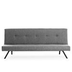 Casa si Gradina - Mobilier - Canapele si coltare - Canapele - Canapea extensibila 3 locuri, Atelier Del Sofa, metal, gri deschis, 180x102 cm - Infinity.ro