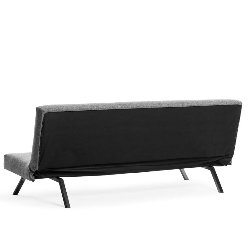 Casa si Gradina - Mobilier - Canapele si coltare - Canapele - Canapea extensibila 3 locuri, Atelier Del Sofa, metal, gri deschis, 180x102 cm - Infinity.ro