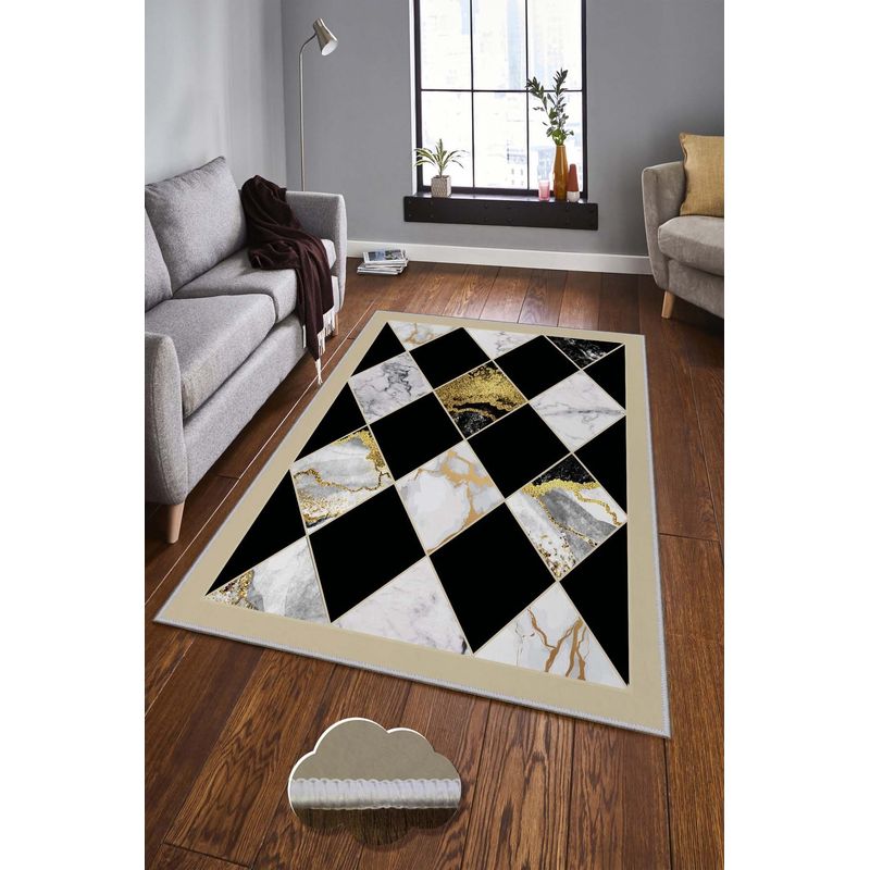 Casa si Gradina - Textile si covoare - Covoare - Covoare casa - Covor, Conceptum Hypnose, multicolor, 60x100 cm, 100% poliester, antiderapant, 478HFT2546 - Infinity.ro