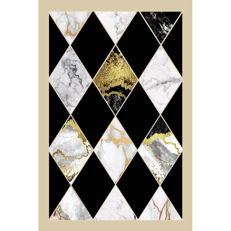 Casa si Gradina - Textile si covoare - Covoare - Covoare casa - Covor, Conceptum Hypnose, multicolor, 60x100 cm, 100% poliester, antiderapant, 478HFT2546 - Infinity.ro
