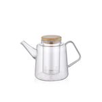 Casa si Gradina - Bucatarie si vesela - Vase pentru gatit - Ceainice si infuzoare - Ceainic, Hermia, sticla, transparent, 23x13x15 cm, 800 ml - Infinity.ro