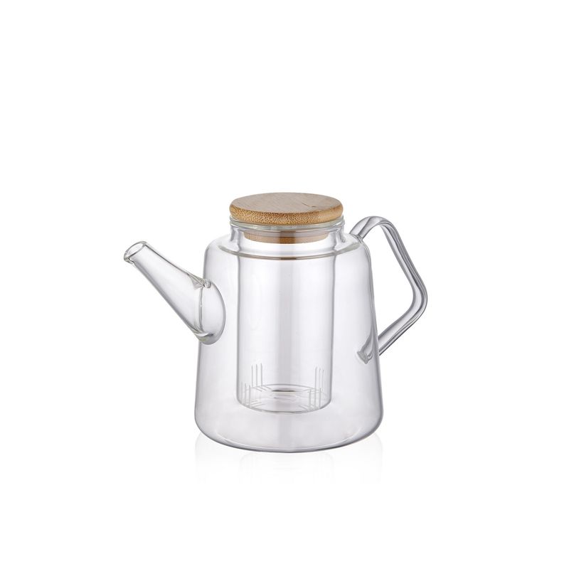 Casa si Gradina - Bucatarie si vesela - Vase pentru gatit - Ceainice si infuzoare - Ceainic, Hermia, sticla, transparent, 23x13x15 cm, 800 ml - Infinity.ro