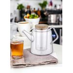 Casa si Gradina - Bucatarie si vesela - Vase pentru gatit - Ceainice si infuzoare - Ceainic, Hermia, sticla, transparent, 23x13x15 cm, 800 ml - Infinity.ro