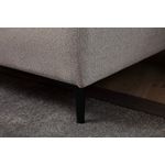 Casa si Gradina - Mobilier - Canapele si coltare - Canapele - Canapea extensibila 3 locuri, Hanah Home, lemn fag, gri, 215x85x85 cm - Infinity.ro