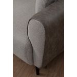Casa si Gradina - Mobilier - Canapele si coltare - Canapele - Canapea extensibila 3 locuri, Hanah Home, lemn fag, gri, 215x85x85 cm - Infinity.ro