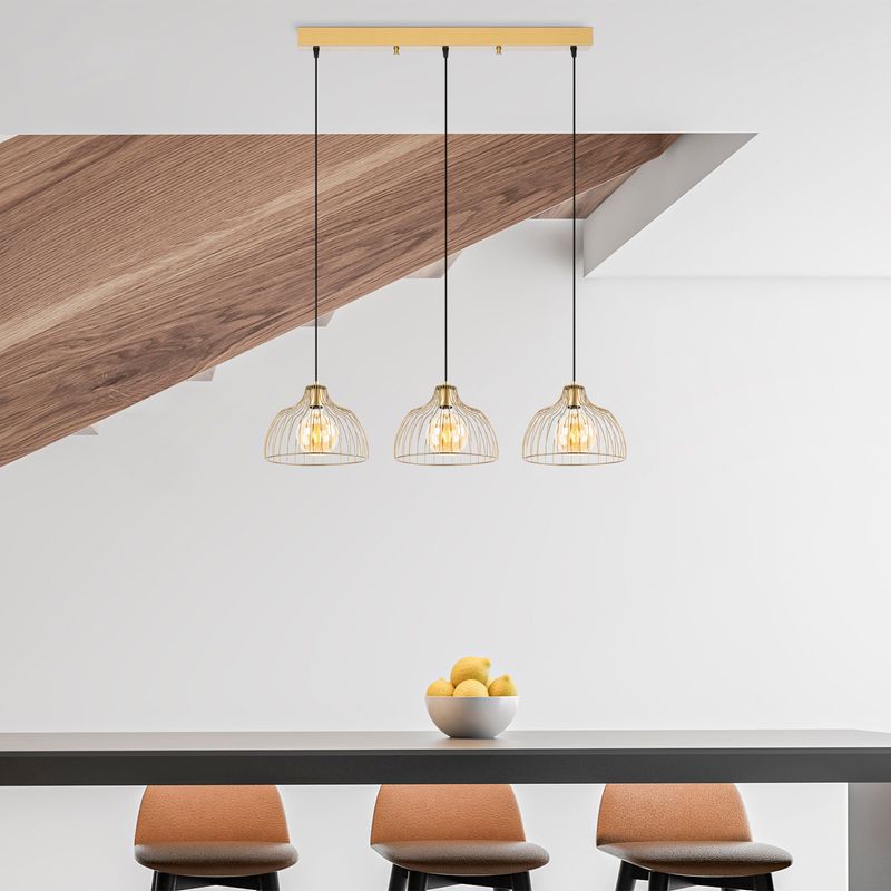 Casa si Gradina - Corpuri si surse de iluminat - Lustre si pendule - Candelabru, Opviq, metal, auriu lucios, 101x28x126 cm - Infinity.ro