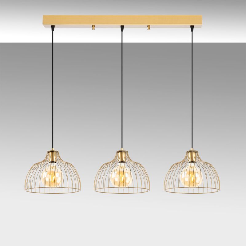 Casa si Gradina - Corpuri si surse de iluminat - Lustre si pendule - Candelabru, Opviq, metal, auriu lucios, 101x28x126 cm - Infinity.ro