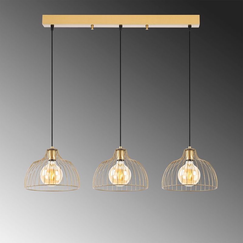 Casa si Gradina - Corpuri si surse de iluminat - Lustre si pendule - Candelabru, Opviq, metal, auriu lucios, 101x28x126 cm - Infinity.ro