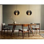 Casa si Gradina - Corpuri si surse de iluminat - Lustre si pendule - Candelabru, Opviq, mdf, negru, 2 piese, 20x20x60 cm - Infinity.ro
