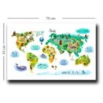 Casa si Gradina - Decoratiuni - Tablouri - Tablou canvas decorativ, Wallxpert, 100% panza, multicolor, rama pin, 45x70 cm - Infinity.ro