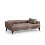 Casa si Gradina - Mobilier - Canapele si coltare - Canapele - Canapea extensibila 3 locuri, Atelier Del Sofa, lemn fag si placi aglomerate, maro deschis, 230x95x77 cm - Infinity.ro
